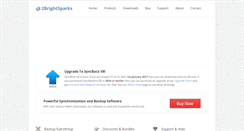 Desktop Screenshot of 2brightsparks.com